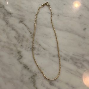 Faux Gold Chain Necklace